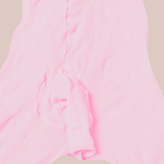 A close up of the open sheath, the penis sheath is open at the end.