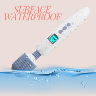 The wand can be submerged in water, we don't recommend fully submerging in cage water does manage to enter the electrics.