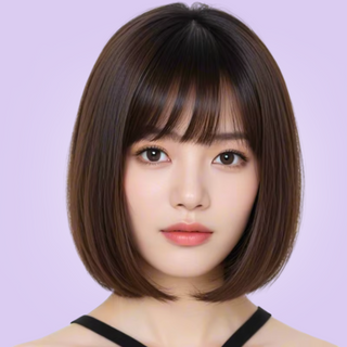 HOC180-1 Straight Bob With Fringe