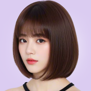 HOC180-1 Straight Bob With Fringe