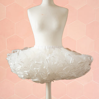 A front view of the bubble petticoat, you can see the detailed layering that will create a full skirt to any dress.
