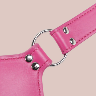 A close up of the ring attachments, this is a well made gag.