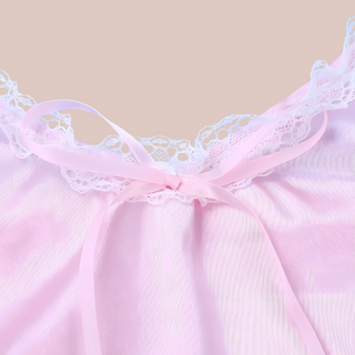 Satin Slip With Lace Edging