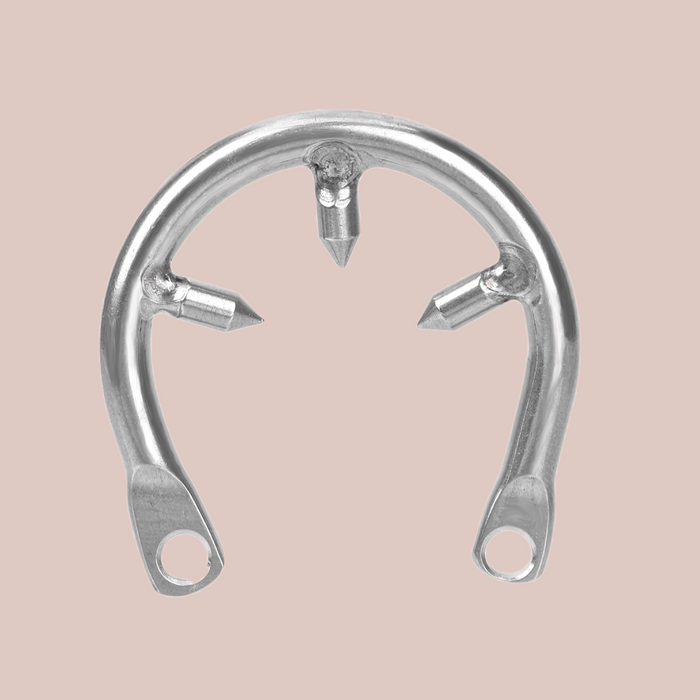 Metal Barbed Anti-Off Ring For Chastity Cages