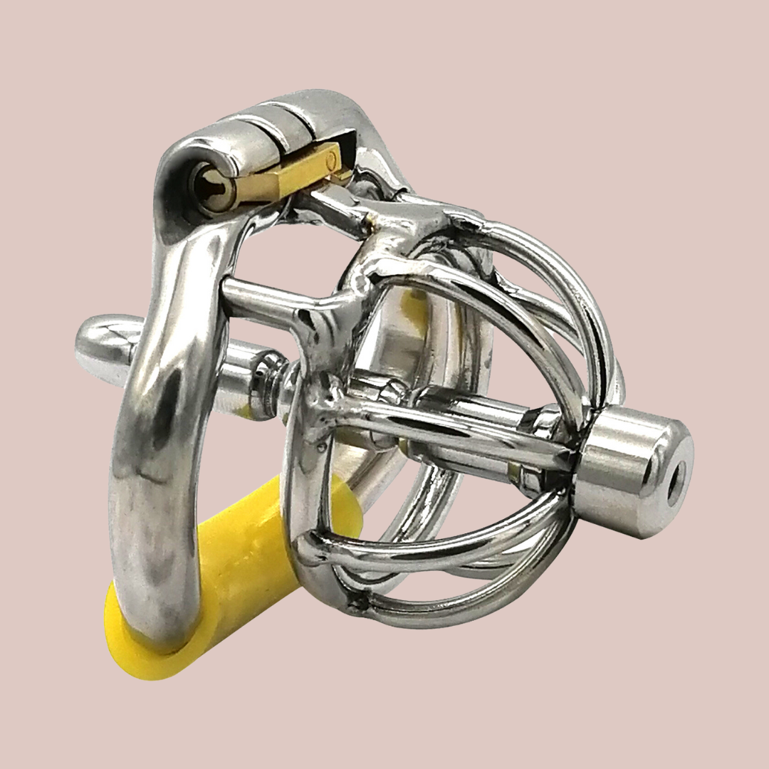 Bird Cage Urethral Hinged Chastity Cage