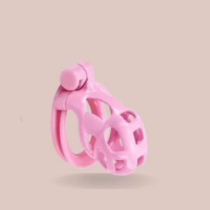 The pink Nano Cobra Double Cuff from House Of Chastity