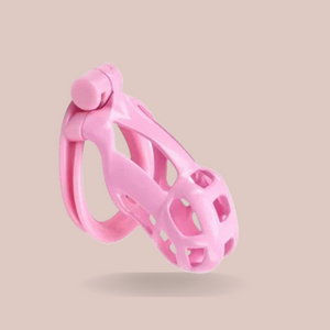 The pink Small Cobra Double Cuff from House Of Chastity