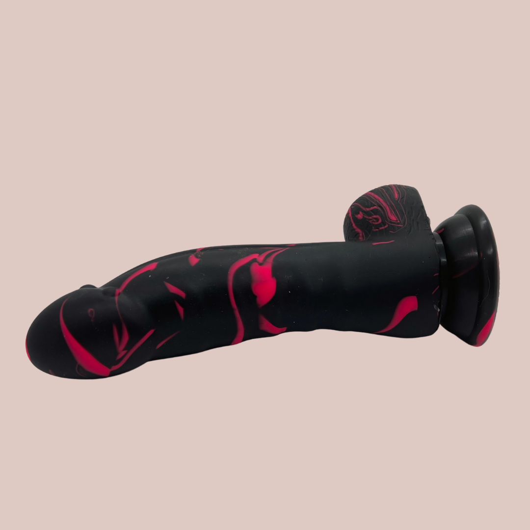 The Enorme 6.8 dildo shown at an angle.