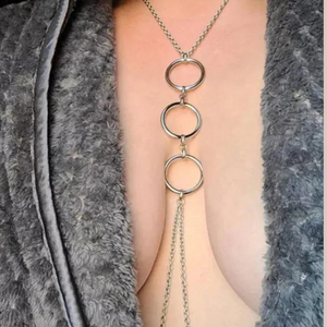 Fashionable Draped Nipple Necklace