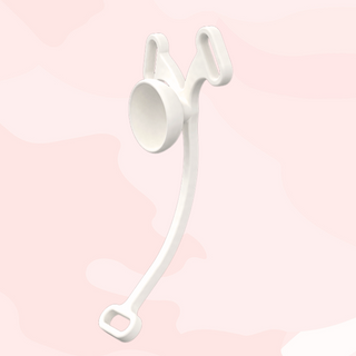 The white Femme Fantasy Cage, the inside of the penis cup can be seen in this image