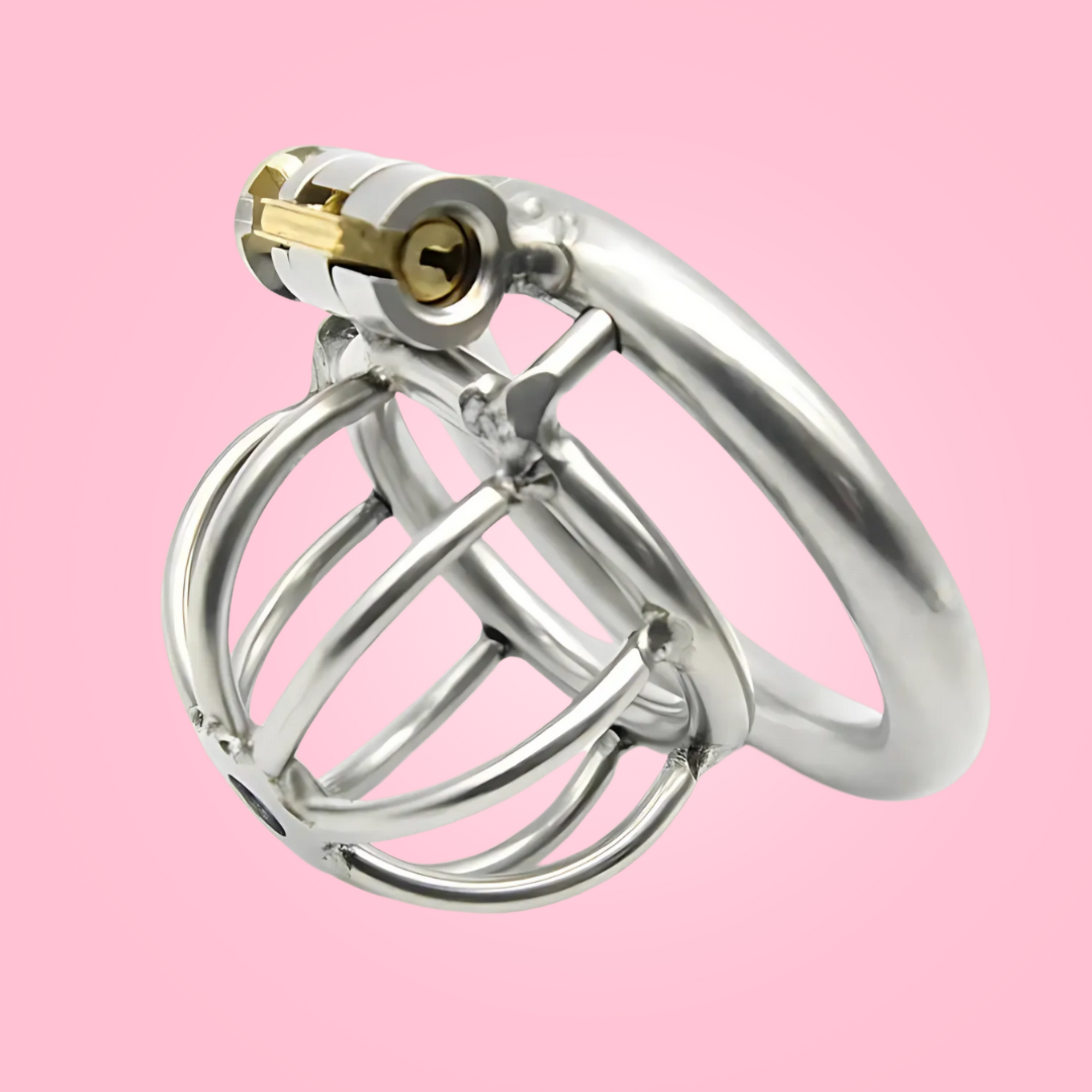 The Full Submission from a side view, it is shown fully assembled with the base ring and integral lock fitted.