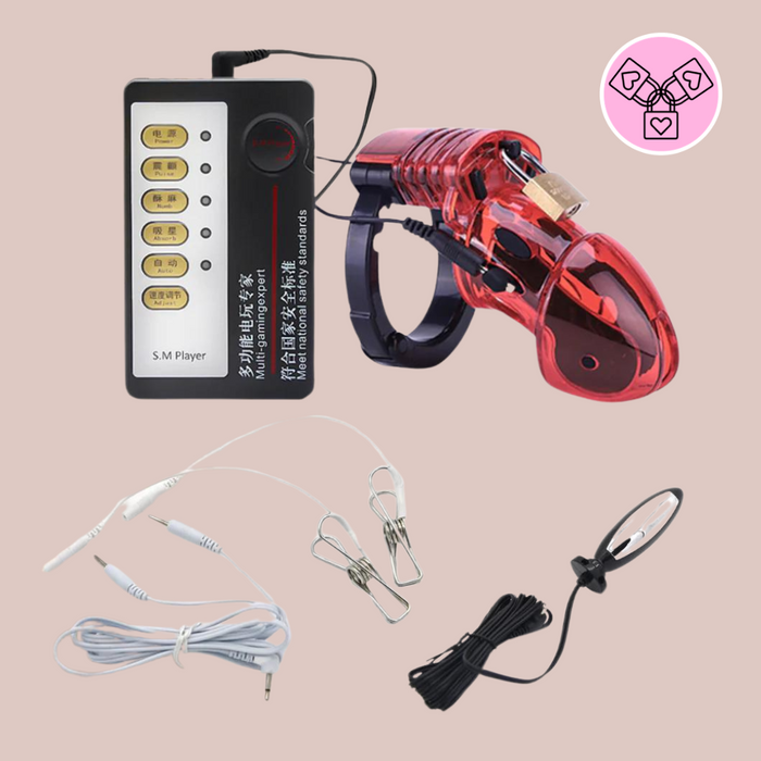 HOC600 Shocker Kit! Electric Shock Chastity Device