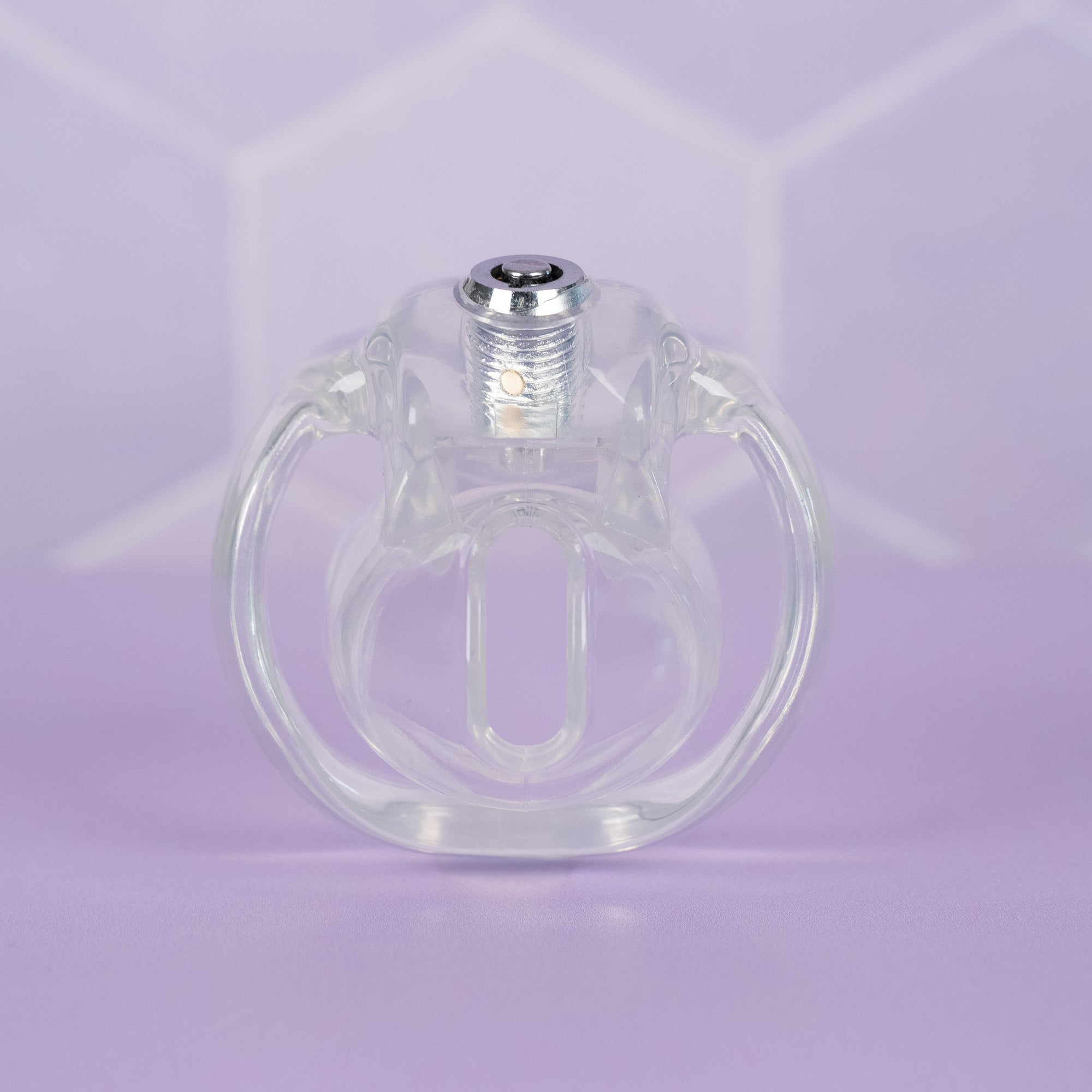 A front view of the HT V5 Nub, you can see that this cage is transparent in colour.