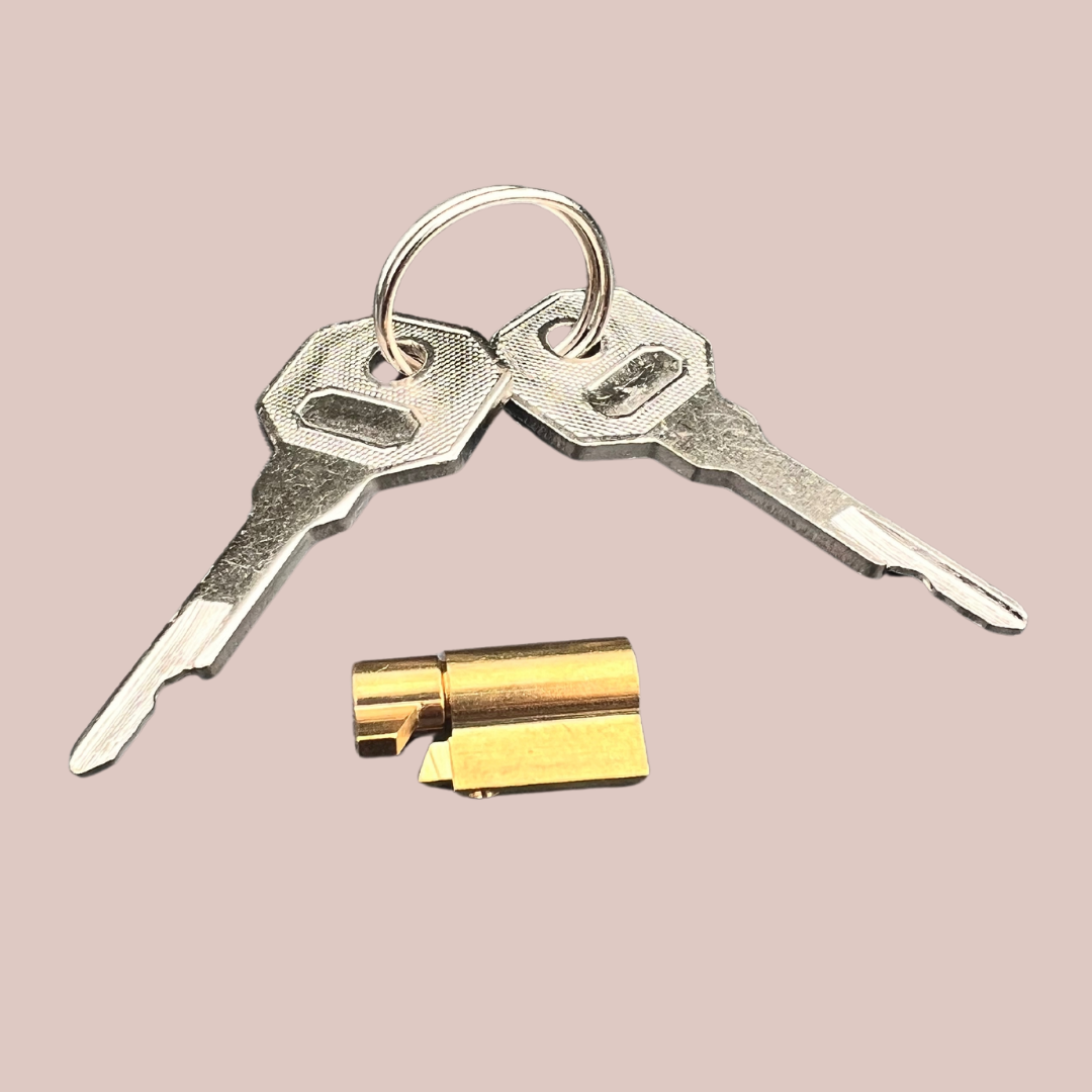 Replacement Brass Chastity Cage Lock And Keys
