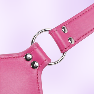 A close up of the ring attachments, this is a well made gag.