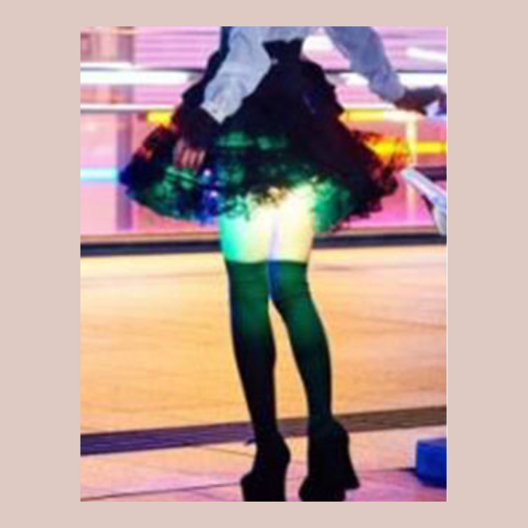 An idea of the light display that the Remote Control Light Up Butt Plug from House Of Chastity will offer.