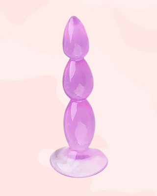 Soft Beaded Long Length Butt Plug