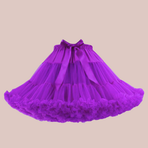 The purple swing style tulle petticoat from House Of Chastity.