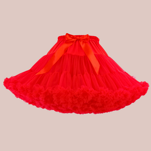 The red swing style tulle petticoat from House Of Chastity.