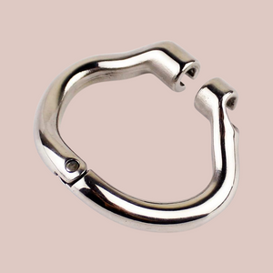 The base ring for The Coop from House Of Chastity. This base ring twists open for fitting.