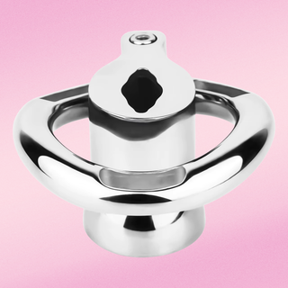 The underside of the cage show the urethral tube length, this creates a negative length.