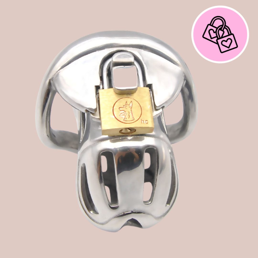 Customize Stainless Steel/ Titanium Chastity Cage With Urethra