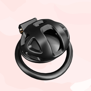 An overview of the chastity cage, this is a computer design to show the idea of how this cage would look