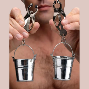Weighted Clamps With Fillable Buckets