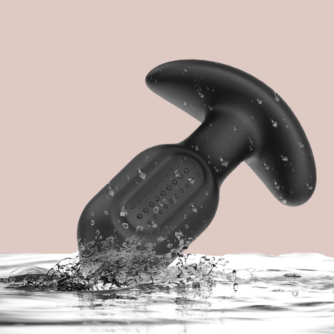 The anal plug can be submerged in water.