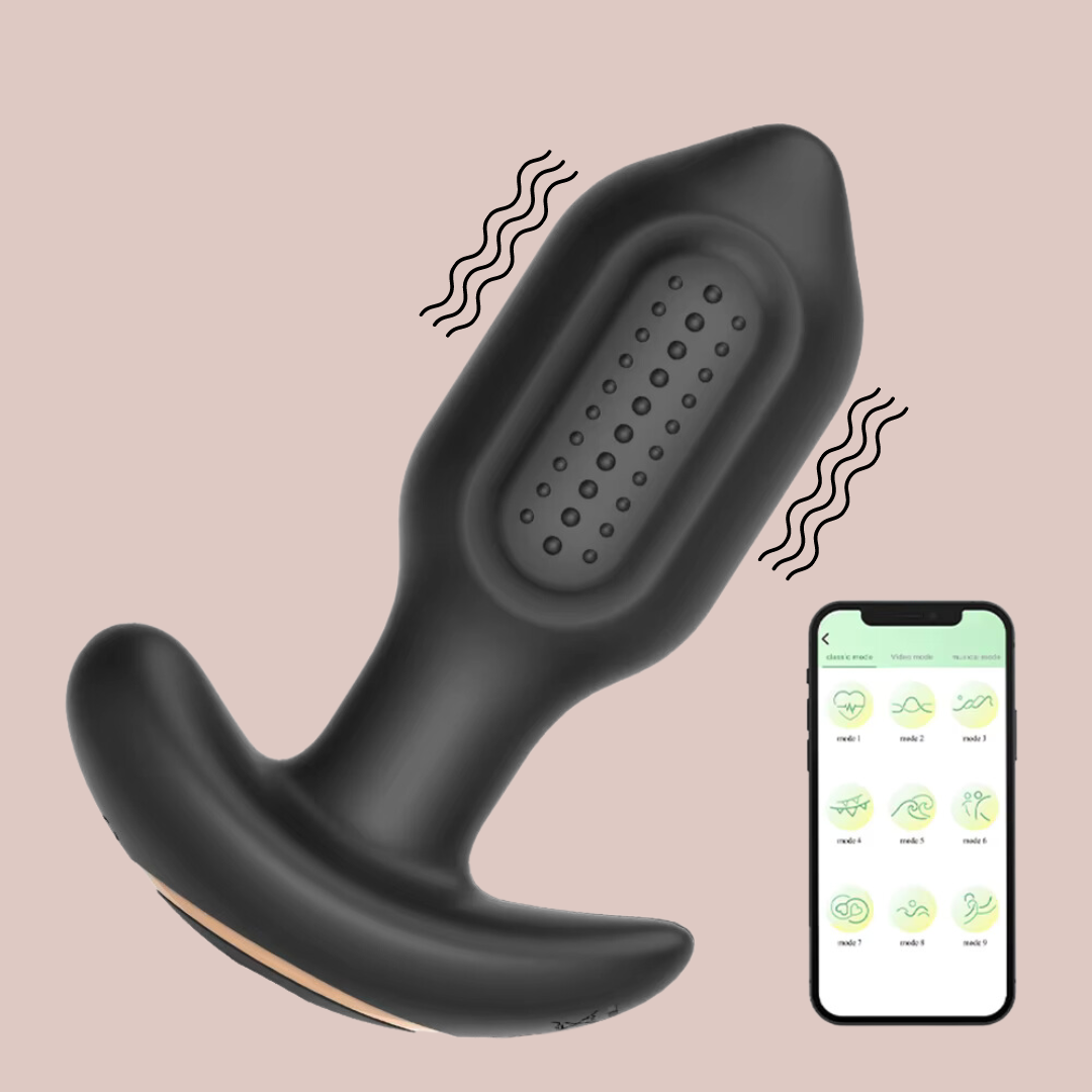 The anal plug offers 9 different vibrations.