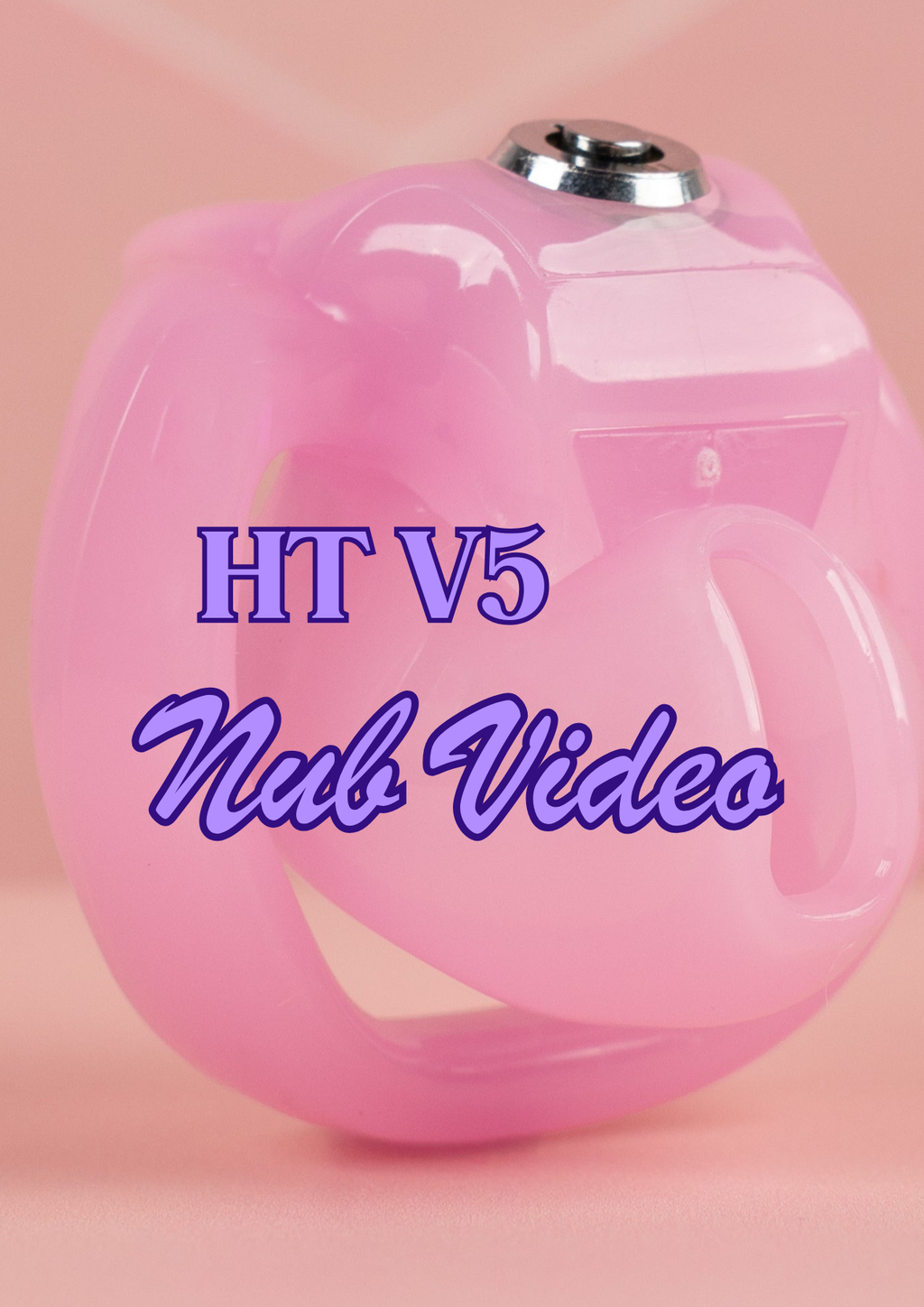 The HT V5 Nub in pink, it is shown from all sides and then the base ring and cage being fitted together.