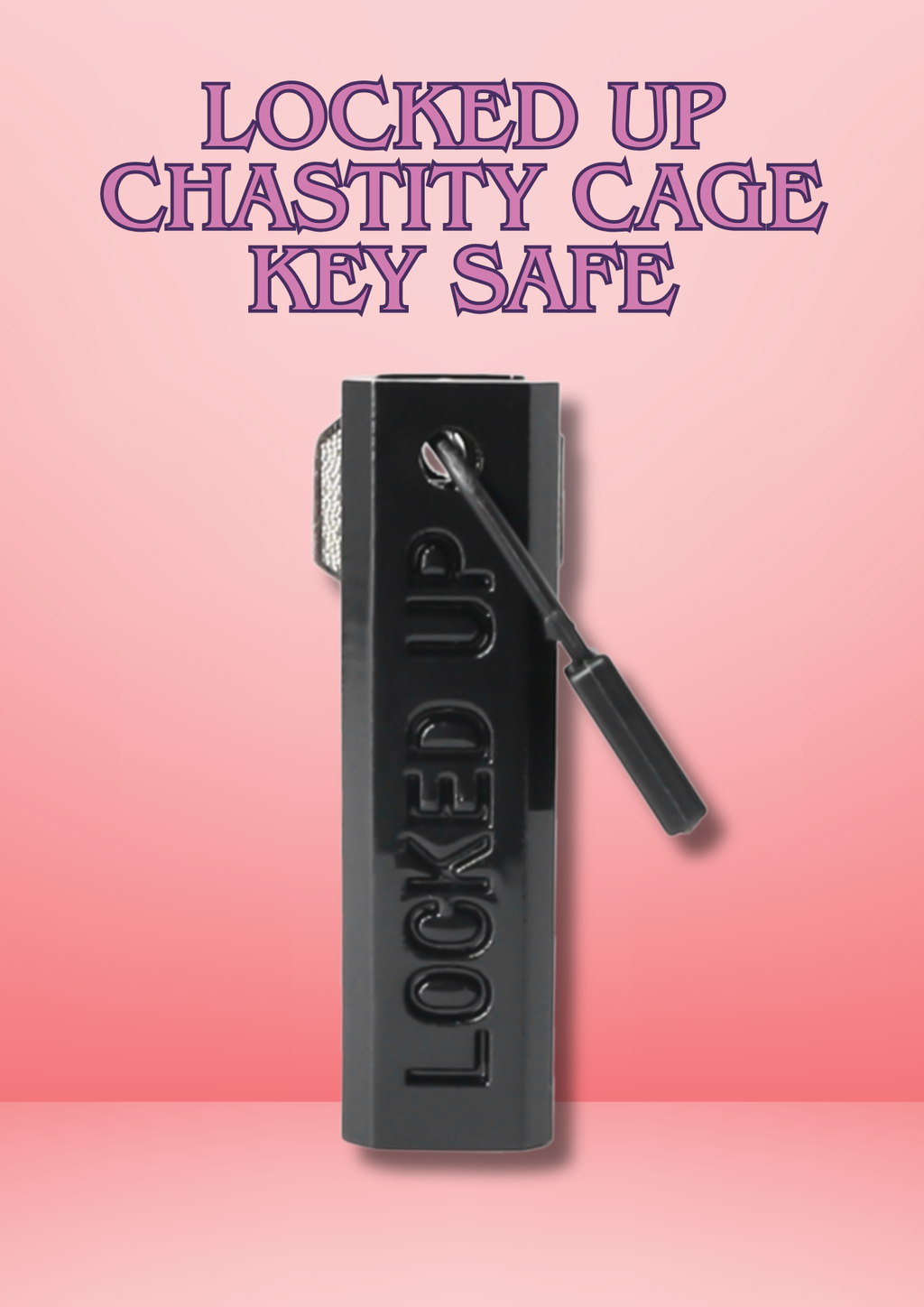 The Locked Up Key Safe shown with a key inserted.