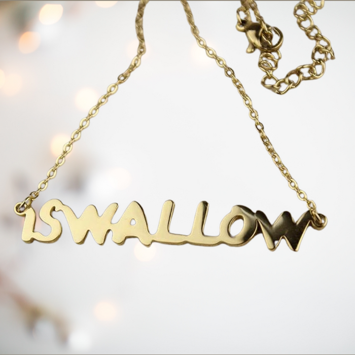 I Swallow Necklace