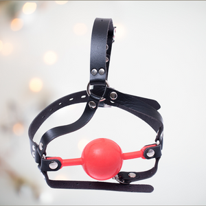 48mm Ball Gag With Lockable Head Harness
