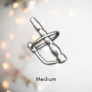 Stainless Steel Urethral Insert medium size at House Of Chastity