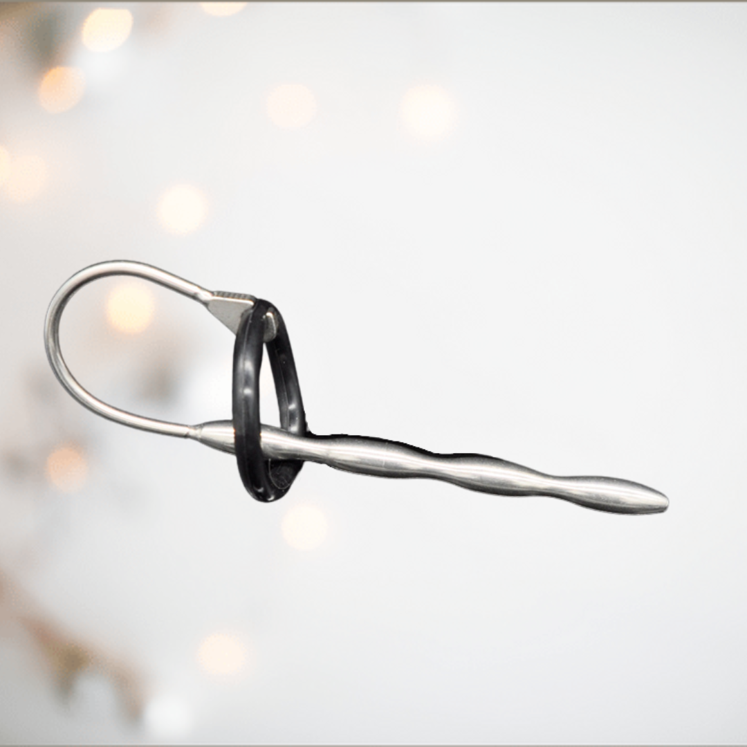 Urethral Sound Rod With Silicone Rings – House of Chastity